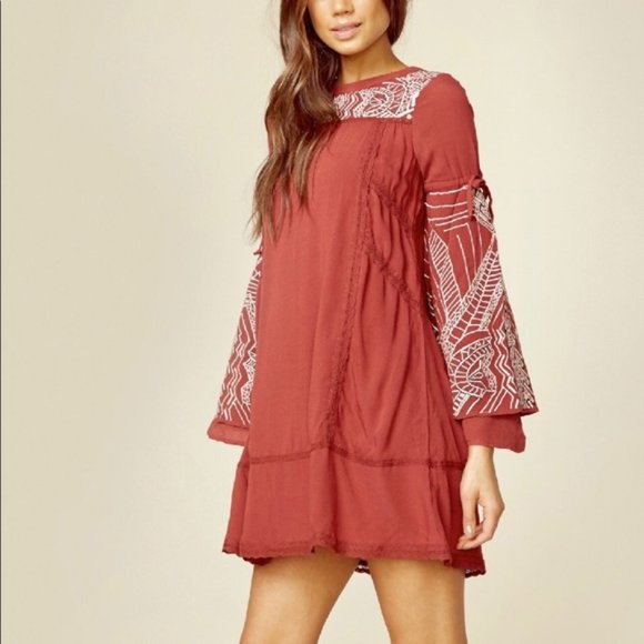 Free People Dresses & Skirts - Free People Boho Rahi Cali mini dress